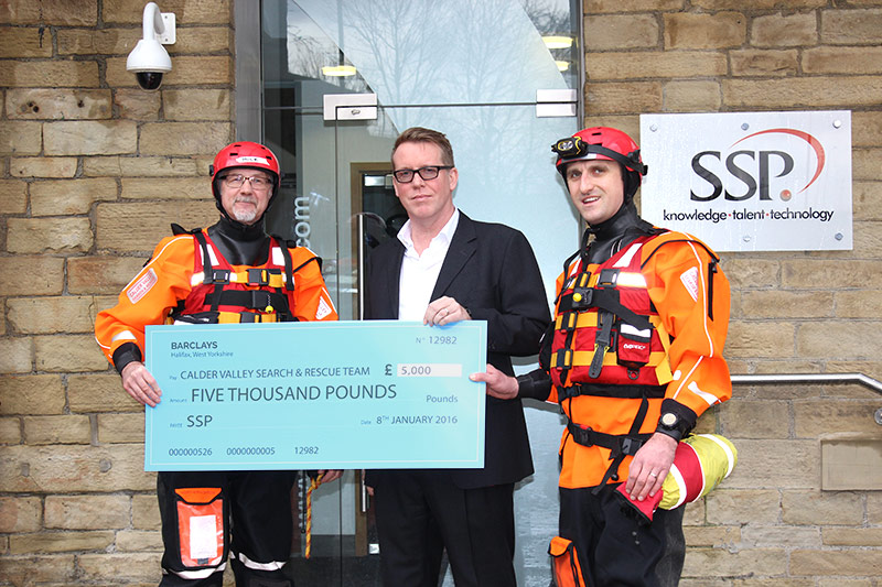 Laurence Walker, Chief Executive with the Calder Valley Search and Rescue Team
